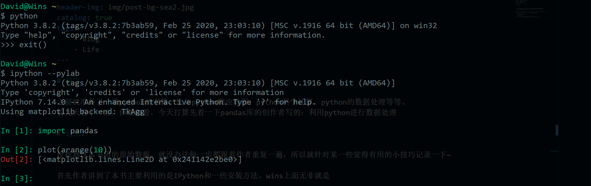 IPython 测试